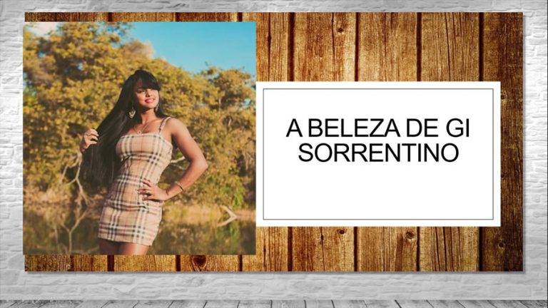 A beleza de Gi Sorrentino