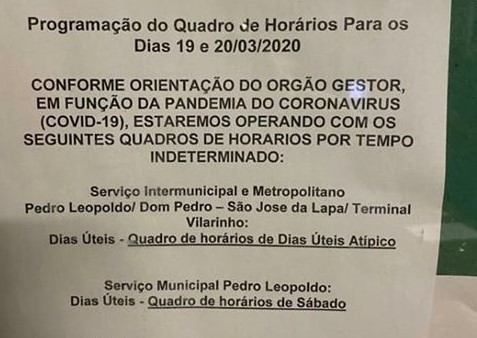 Unir reduz horários e pode encher os ônibus em plena epidemia de coronavírus. Isso pode?