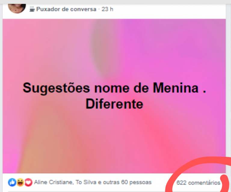 Mãe pede nome para a filha no Help e recebe mais de 600 sugestões