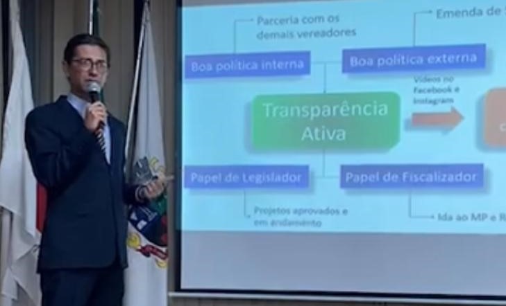 Matheus Utsch presta contas do primeiro semestre de mandato