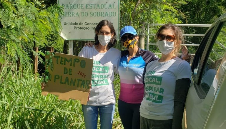 Parque do Sobrado ganha novas árvores nativas durante o “Tempo de Plantar”