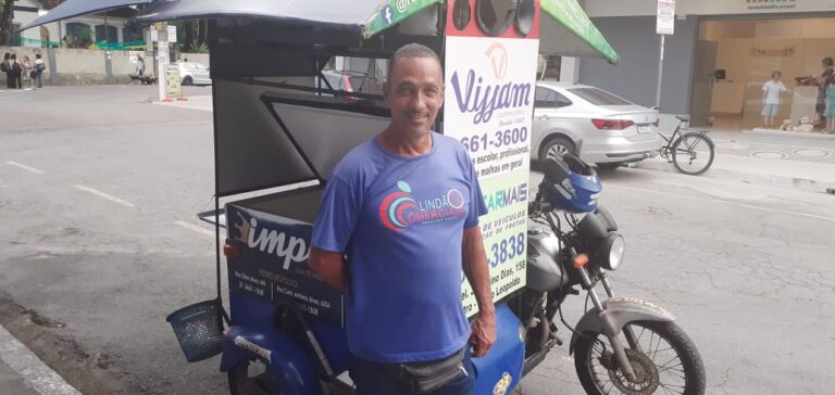 Lindão e sua lanchonete móvel se aposentam das ruas da cidade