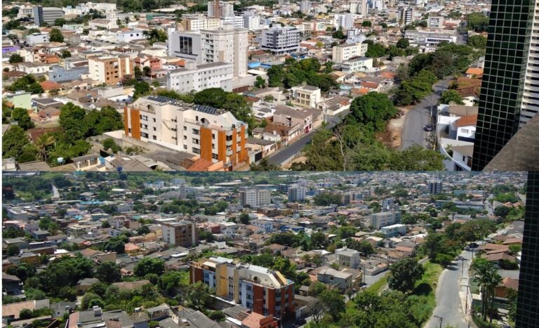 Cidade que cresce para cima: a diferença em 11 anos
